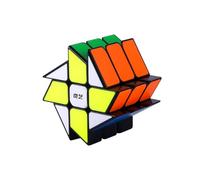 Oostifun Mo Fang GE Windmill S 2x3 Cube Wheel Fenghuolun S 2x3x3 Twisty Puzzle Irregular Smooth Cubes Puzzles Juguetes del Rompecabezas del Teaser del Cerebro con un trípode del Cubo (Parche Negro)