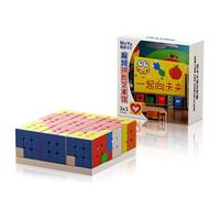 Oostifun MoYu 9 piezas 3 x 3 cubos rompecabezas colección con tabla base, puede hacer rompecabezas, abre tu mente