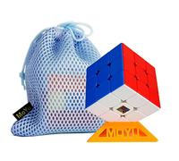 Oostifun MoYu MoFang JiaoShi 2020 RS3M 3x3x3 Cubo Aula Cubo 2020 MF3RS3M 3X3 MF3 RS3 M V3 Rompecabezas con un trípode de Cubo y una Bolsa de Cubo (Sin Etiqueta)