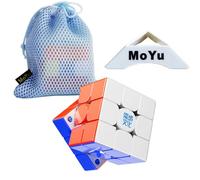 Oostifun MoYu WEILONG V11 M 20 M Cubos de núcleo de Bola y M-a-g-l-e-v Edición recubierta UV Posicionamiento 3.0 3x3 M Cubo 8 Niveles de M Puzzles de Elasticidad de levitación (Multicolor)