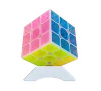 Oostifun Qimeng V3 3x3 Rompecabezas Icy Amber Cube 3x3x3 Rompecabezas Lisos Juguetes de Teaser Cerebral con un trípode de Cubo(Icy Amber Color)