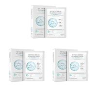 #OOTD Retinol Sheet Mask - Máscara de retinol para renovar y suavizar la piel. Ideal para combatir signos de envejecimiento. Cuidado vegano y de belleza coreana. (Paquete de 3)