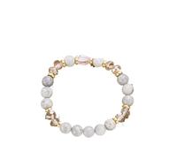 OOTMAO 12 pulseras con cuentas de cristal de constelación para mujeres y hombres, piedra natural, hechas a mano, para cáncer, Virgo Leo, joyería de amistad energética, talla única, Ágata