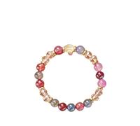 OOTMAO 12 pulseras con cuentas de cristal de constelación para mujeres y hombres, piedra natural, hechas a mano, para cáncer, Virgo Leo, joyería de amistad energética, talla única, Ágata