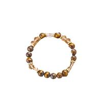 OOTMAO 12 pulseras con cuentas de cristal de constelación para mujeres y hombres, piedra natural, hechas a mano, para cáncer, Virgo Leo, joyería de amistad energética, talla única, Ágata