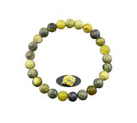 OOTMAO Pulseras de cuentas de piedra natural de 8 mm para mujeres y hombres, aportan riqueza, amor, protección energética, cuentas de cristal, pulseras de meditación, talla única, Ágata