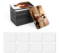 OOTSR 16 Piezas Imanes de Nevera de Sublimación en Blanco, 4.5x6cm Imán Rectángulo en 3:4 para Refrigerador Pizarra Oficina Calendario Cocina Hogar Decoración de Pared