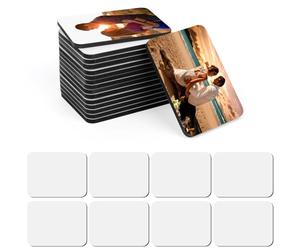 OOTSR 16 Piezas Imanes de Nevera de Sublimación en Blanco, 4.5x6cm Imán Rectángulo en 3:4 para Refrigerador Pizarra Oficina Calendario Cocina Hogar Decoración de Pared