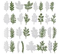 OOTSR 16 Piezas Metal Plantillas Troquelado Dies de Hoja, Relieve Plantilla de Corte Molde Diy Manualidades para Arte Artesanía Álbum Tarjeta de Papel Scrapbooking Decoración