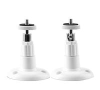 OOTSR (2 Piezas) cámara de Seguridad Montaje de Pared Interior/Exterior, Soporte de Montaje en Techo Ajustable para Arlo, Arlo Pro y Otros Modelos compatibles (Blanco)