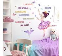 OOTSR Calcomanías Pared Inspiradoras para Niñas, Princesa, Dormitorio Bebé, Guardería, Dormitorio, Sala Estar
