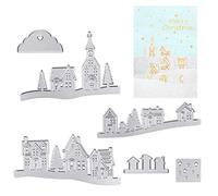 OOTSR Plantillas de troquelado para scrapbooking, plantillas de corte para casa, corte de metal, para manualidades, álbum, scrapbooking, tarjetas, decoración