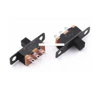 OOYIALET 100Pcs SS12F15 SS12F15VG4 Toggle Switch 3PIN 1P2T Slide Switch Handle High 4mm