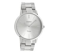 Oozoo Heren Horloge-C20100 Zilver (42 mm), Plateado
