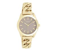 Oozoo - Reloj de mujer Timepieces | Reloj de pulsera para mujer con correa de acero inoxidable | Reloj moderno para mujer | Elegante reloj analógico para mujer en redondo, Dorado/gris topo, Pulsera
