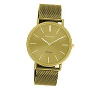 Oozoo Reloj de Pulsera Mujer Amarillo Mostaza Análogo C20000 Vintage