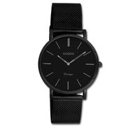 Oozoo Reloj de Pulsera Mujer Relojes Análogo Metal Negro UOC9934A