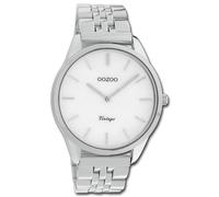 Oozoo Reloj de Pulsera Mujer Relojes Análogo Metal Plata UOC9980A