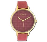 Oozoo Reloj de Pulsera Mujer Rosa Análogo C10591 Cuero UOC10591