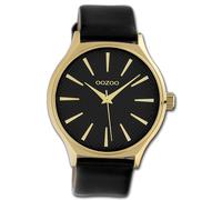 Oozoo Reloj De Pulsera Para Dama Timepieces Analógico De Cuero Negro UOC10109