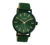 Oozoo Reloj De Pulsera Para Dama Timepieces Analógico De Cuero Verde UOC10453