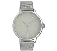 Oozoo Reloj De Pulsera Para Dama Timepieces Analógico De Metal Plateado UOC10005