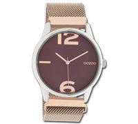 Oozoo Reloj De Pulsera Para Dama Timepieces Analógico De Metal Rosa Oro UOC10868