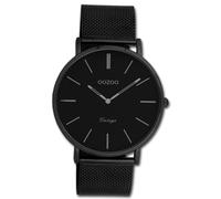 Oozoo Reloj De Pulsera Para Hombre Ultra Delgado Cuarzo Acero Negro UOC9932A