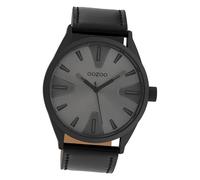 Oozoo Reloj Pulsera Hombre Negro Análogo C10024 de Cuero UOC10024