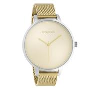 Oozoo Timepieces UOC10863 - Reloj de pulsera analógico para mujer (metal, analógico), color dorado, Oro amarillo claro