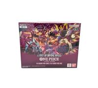 OP11 Booster Box English A Fist of Divine Speed Booster Box Display Factory Sealed for OP11 One Piece English TCG (24 paquetes)