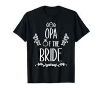 Opa of The Bride Wedding Party Familia Camiseta