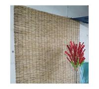 Opacas 70% Cortina de CañA Cortina de Bambú Tejida a Mano Persianas Enrollables de Bambú Transpirable para Jardín Hogar(36" W x 67" H)