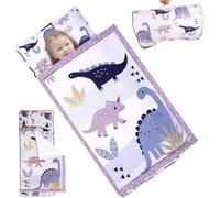 Opaco di pisolino per Tutti-Piccolo Con cuscino e coperta, sacco a Pelo Anti-Kick 49x20 Borsa in et Bassa Con maniglia, Tappeto a Pelo portatil per prescolare, asilo nido