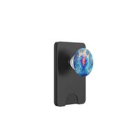 Opal Art Mystic Ice Blue Flames PopSockets PopWallet para MagSafe