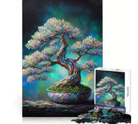Opal Bonsai Rompecabezas de 1000 Piezas para Adultos Regalos Juego de ingenio Ocio Diversión Calidad Edge Precioso Regalo (38x26cm)