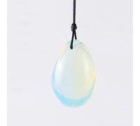Opal Yoni huevo perforado natural jade Kegel ejercicio, 1Pcs (L)