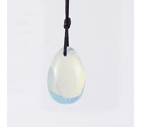Opal Yoni huevo perforado natural Jade Kegel ejercicio, 1Pcs (S)