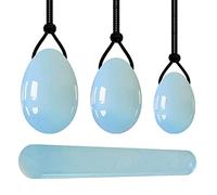 Opalite Yoni Egg Jade Ball Set Piedra Natural Huevo Yoni Varita de masaje Mujer Ejercitador de Kegel Apriete muscular Tipo de ejercicio 1