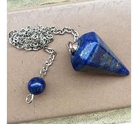 Ópalo Aventurina Goldstone Azul Arena Cristal Ópalo CornalinaPéndulo Colgante de cuentas 1Pcs 8 "-Lapis Lazuli C8726