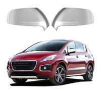 Opaltool 2pcs Tapa del Espejo Retrovisor del Coche para Peugeot 3008 5008 2009-2016, Carcasas de Espejo Retrovisor de Coche Cubierta del Espejo de Ala Lateral de Puerta 5152A6 8152A8