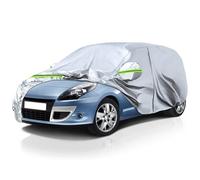 Opaltool Cubierta Completa del Coche para 2003-2022 Renault Scénic, Fundas para Coche Exterior con Cremallera en la Puerta, Cierre y Bandas a Prueba de Viento para Protección Polvo Sol Nieve