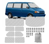 Opaltool Oscurante Termico Interno per VW T4, 8 Pezzi SWB Parasole per Parabrezza Resistenti ai Raggi UV per la Privacy e il Controllo Della Temperatura