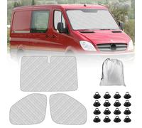 Opaltool Parasol para Parabrisas para Mercedes Sprinter 2019-2025, 3 PCS Juego de Parasol Térmico Interno, Bloquea Rayos UV, Ofrece Privacidad y Protección Solar Eficaz