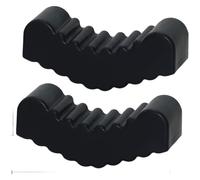 Opatiny 2 fundas antideslizantes para gato de 3 toneladas y 6 toneladas con funda absorbente de golpes para un ajuste mecánico universal, plástico negro