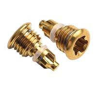 Opatiny 2 tornillos de purga de palanca de freno de bicicleta con junta tórica para pernos de purga de bicicleta de aleación MT2, MT4, MT5, MT7, MT8, negro/dorado/arco iris/azul