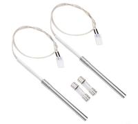 Opatiny 2 unids Hot Rod Ignitor y kit de fusibles para Traeger 070 075 para ELITE Pro 22 34 Pellet de madera accesorio de repuesto