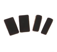 Opatiny 4 patas de goma para laptop ThinkPad T490s T495s T14s Gen 1, almohadillas inferiores antideslizantes, patas de repuesto negras para una mayor estabilidad