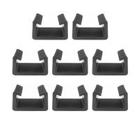 Opatiny 4 u 8 clips para muebles de exterior, sofás seccionales y muebles de ratán de patio, 52 mm y 59 mm de diámetro interior, para plástico negro