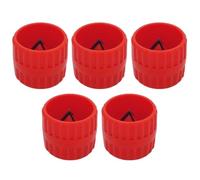 Opatiny 5 herramientas de chaflán de tubos para desbarbado de tubos de cobre, escariador interior y exterior con hoja de acero de aleación endurecida, 5 mm a 38 mm